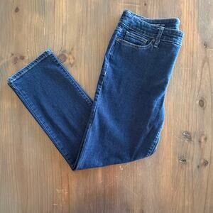 St John's Bay Women's Blue jeans straight leg size 14 short